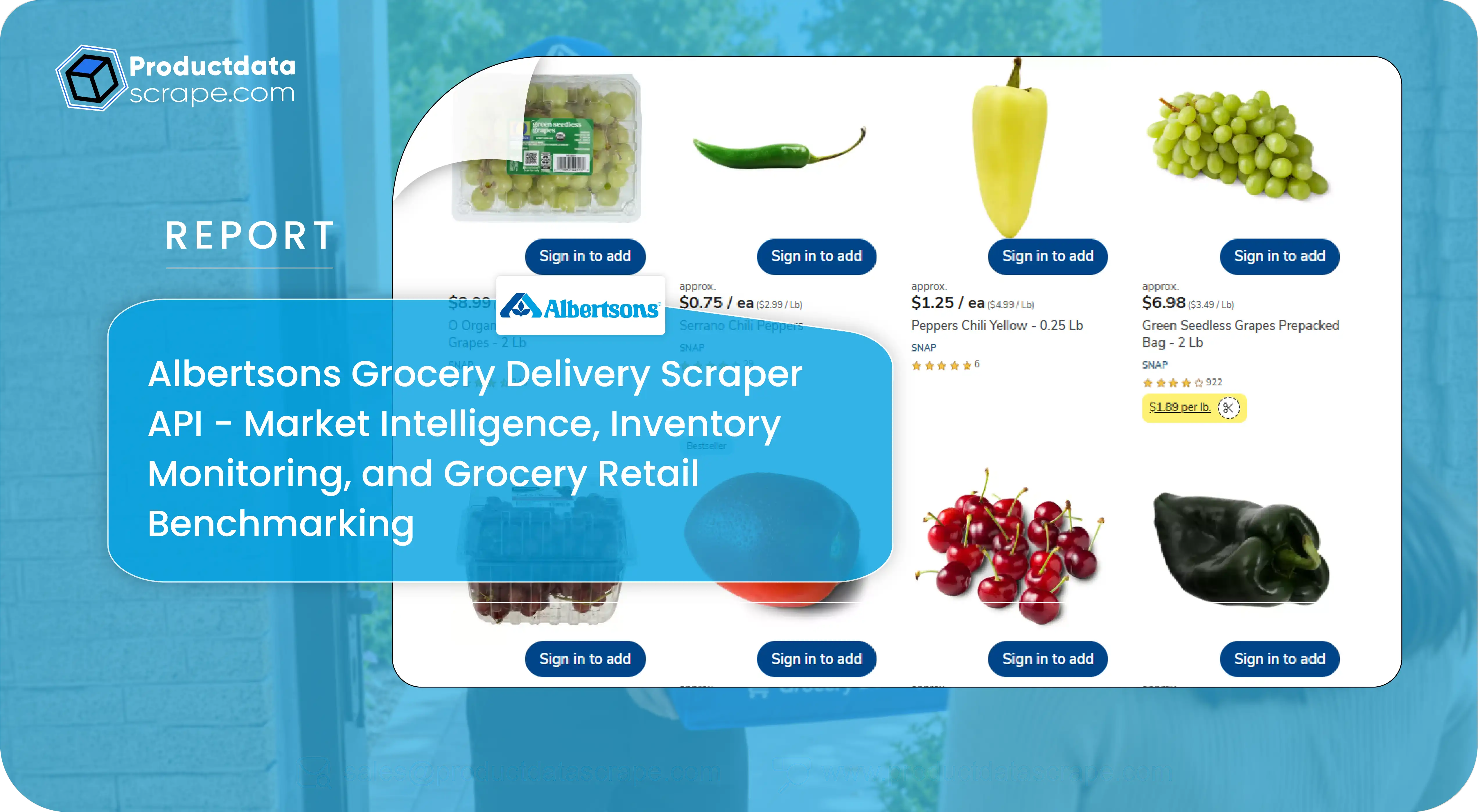 Albertsons Grocery Delivery Scraper API